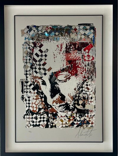 Serigrafia sobre papel 20/30 100x70 cm, Dimensão com moldura 123x93 cm